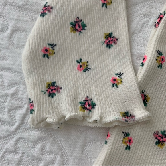 Baby GAP Sage Green Jumper with Floral Onesie - Picture 5 of 6